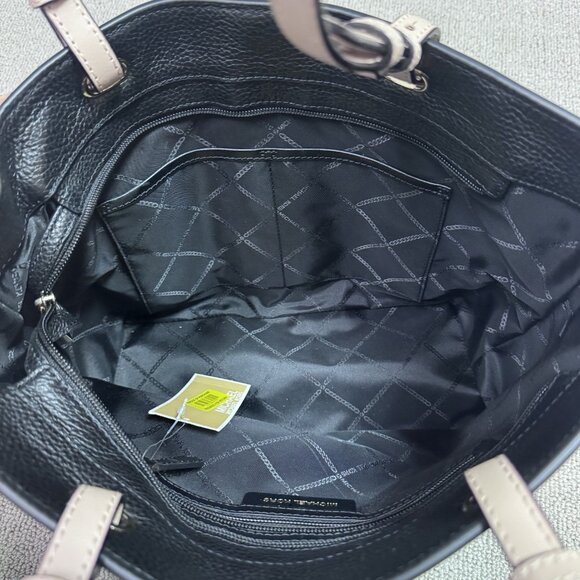 Michael Kors Medium Top Zip Pocket Tote Black Pink NWT - Picture 10 of 10